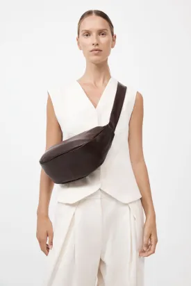 Soft Crescent Bag - Chocolate