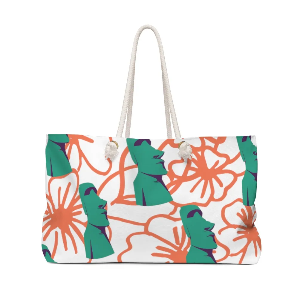 Tiki Flower Weekender Bag