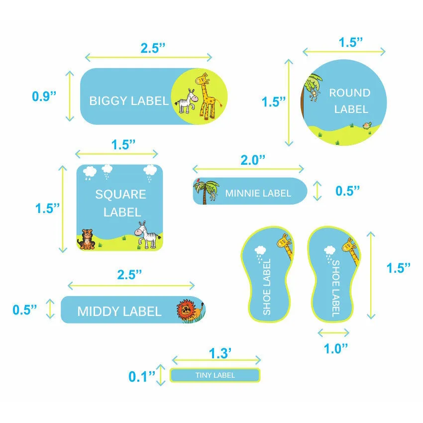 Transport Labels Super Saver Set