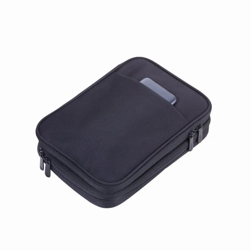 Troika Connected Soft Shell Tech Accessory Organizer Black