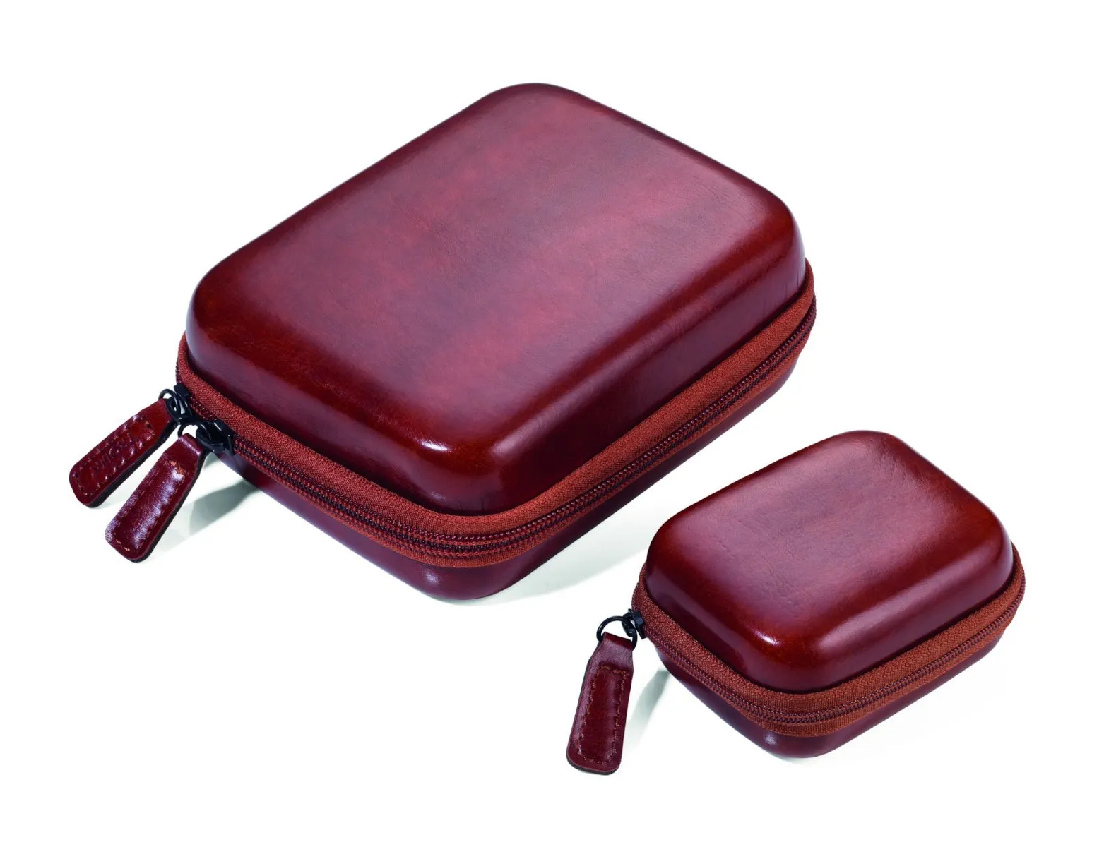 Troika Take Two Protective Set of Hard Cover Zip Around Storage Organizers