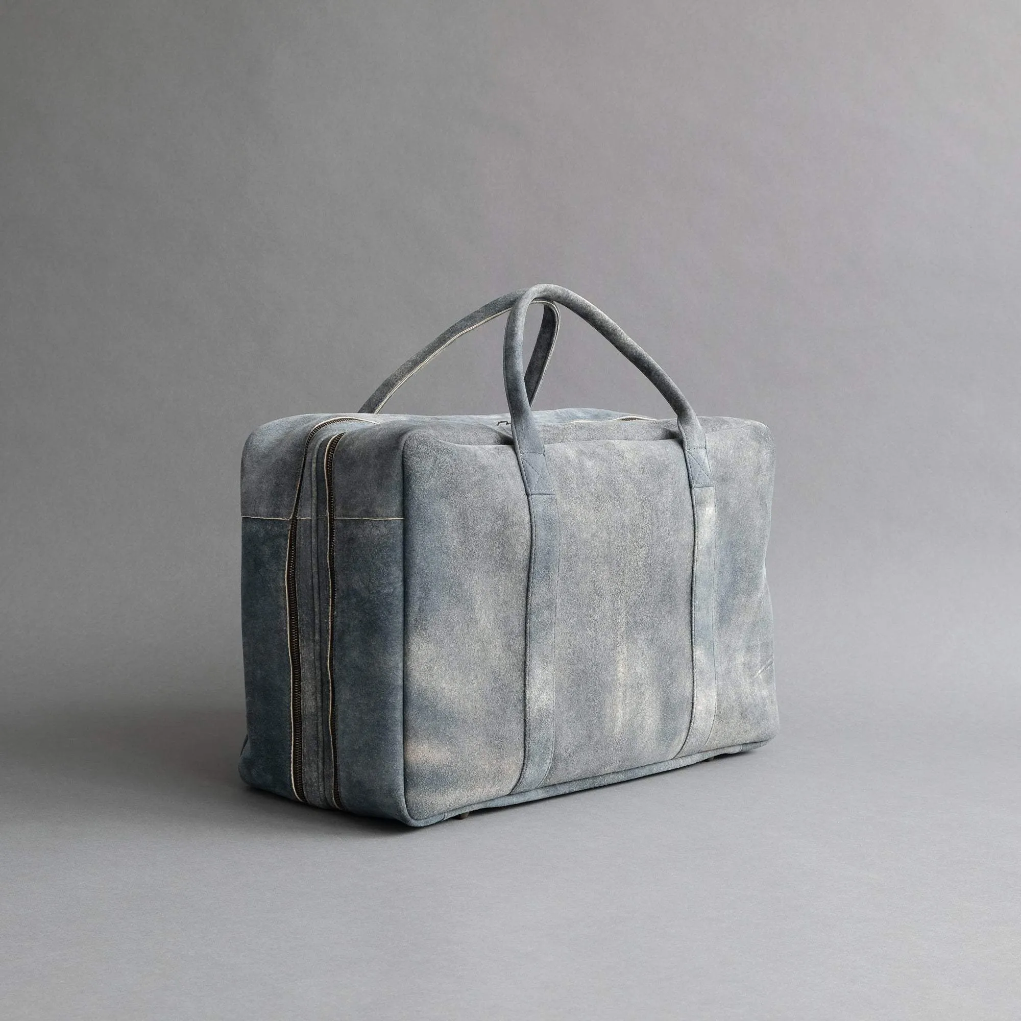Weekender Martin From Jeans Blue Goatskin Suede