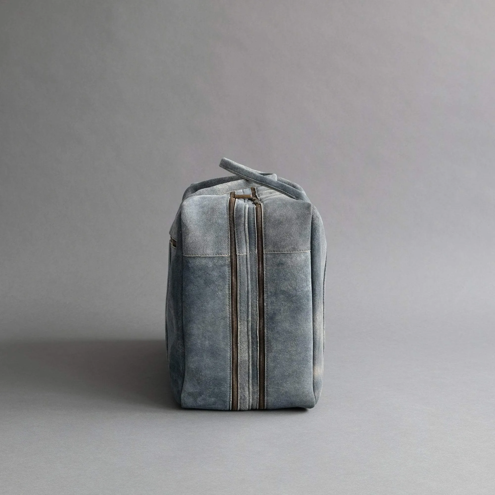 Weekender Martin From Jeans Blue Goatskin Suede