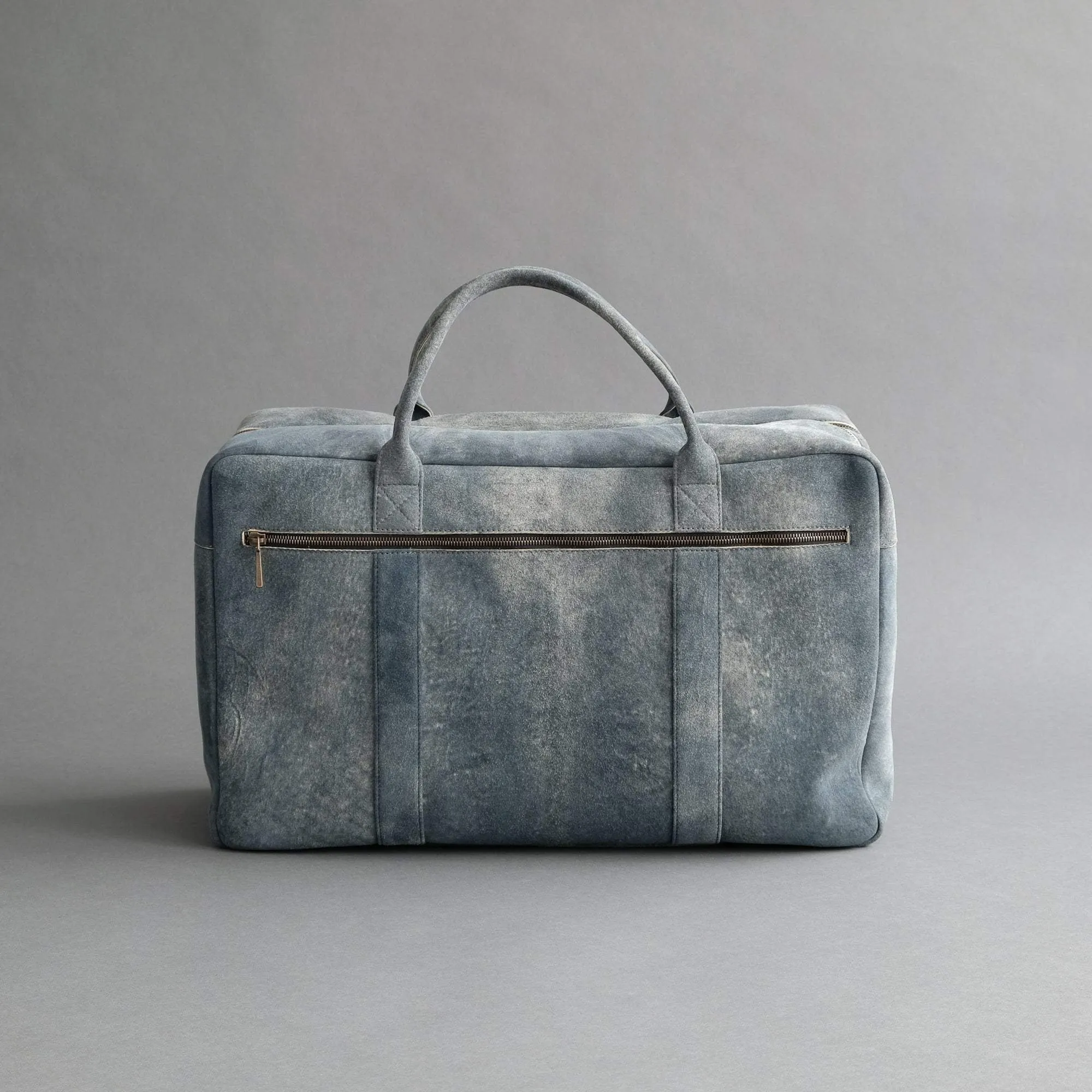 Weekender Martin From Jeans Blue Goatskin Suede