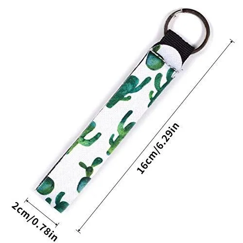 Wristlet Strap for Key, Wristlet Keychain Lanyard Holder 6 Pack
